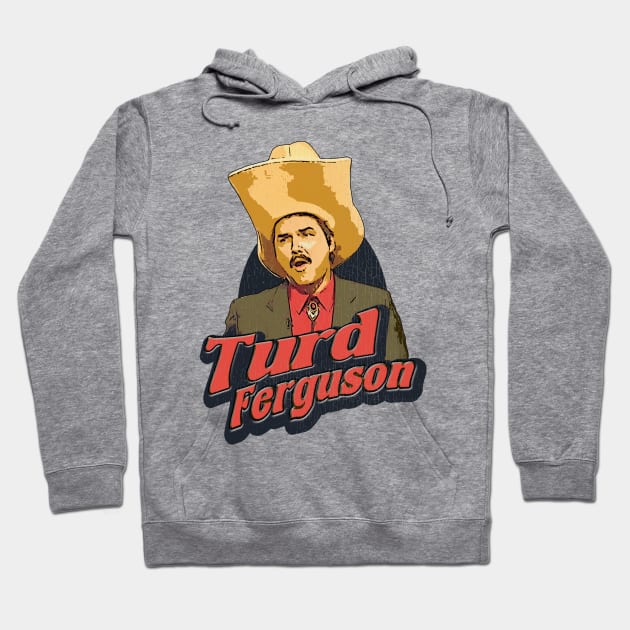 Turd Ferguson // Retro Style Design Hoodie by Mandegraph